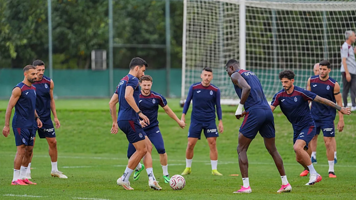 Trabzonspor, Ferencvaros Maçı Taktik Provasında