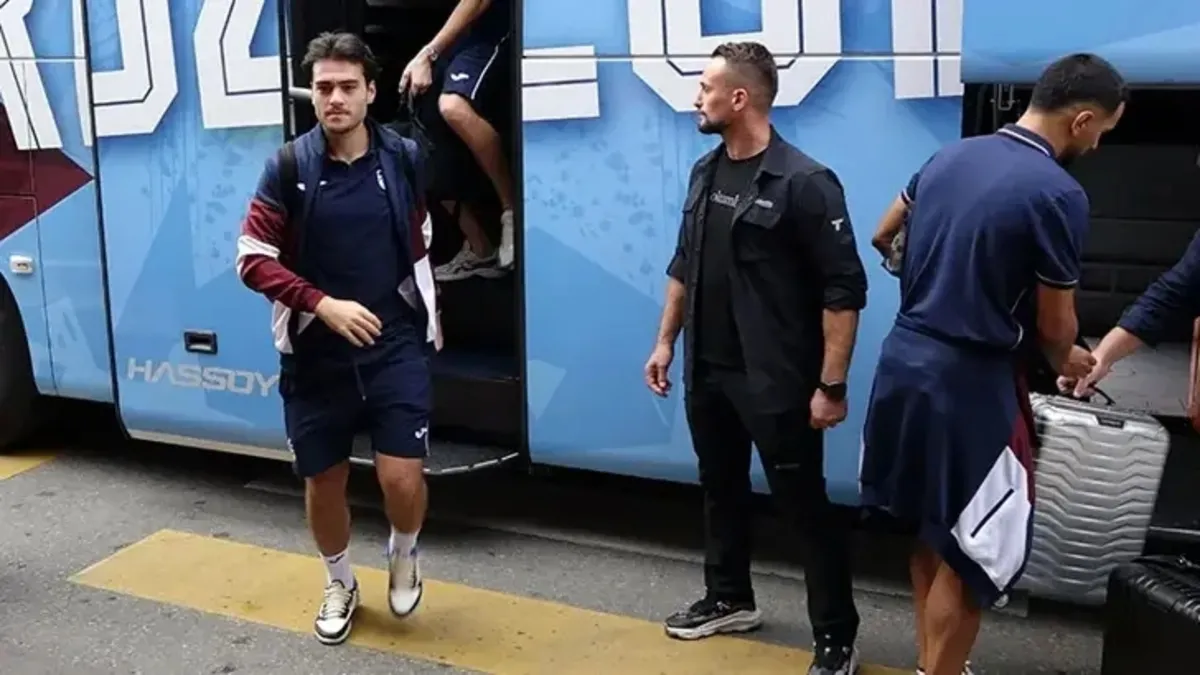 Trabzonspor Ferencvaros Maçı İçin Budapeşte'ye Gitti
