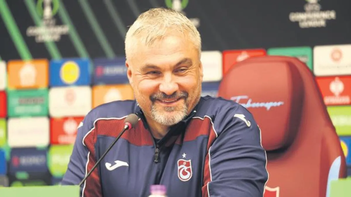 Trabzonspor'un hocası Reis, Hearts'in durumuna değindi: Bizim için çok tehlikeli