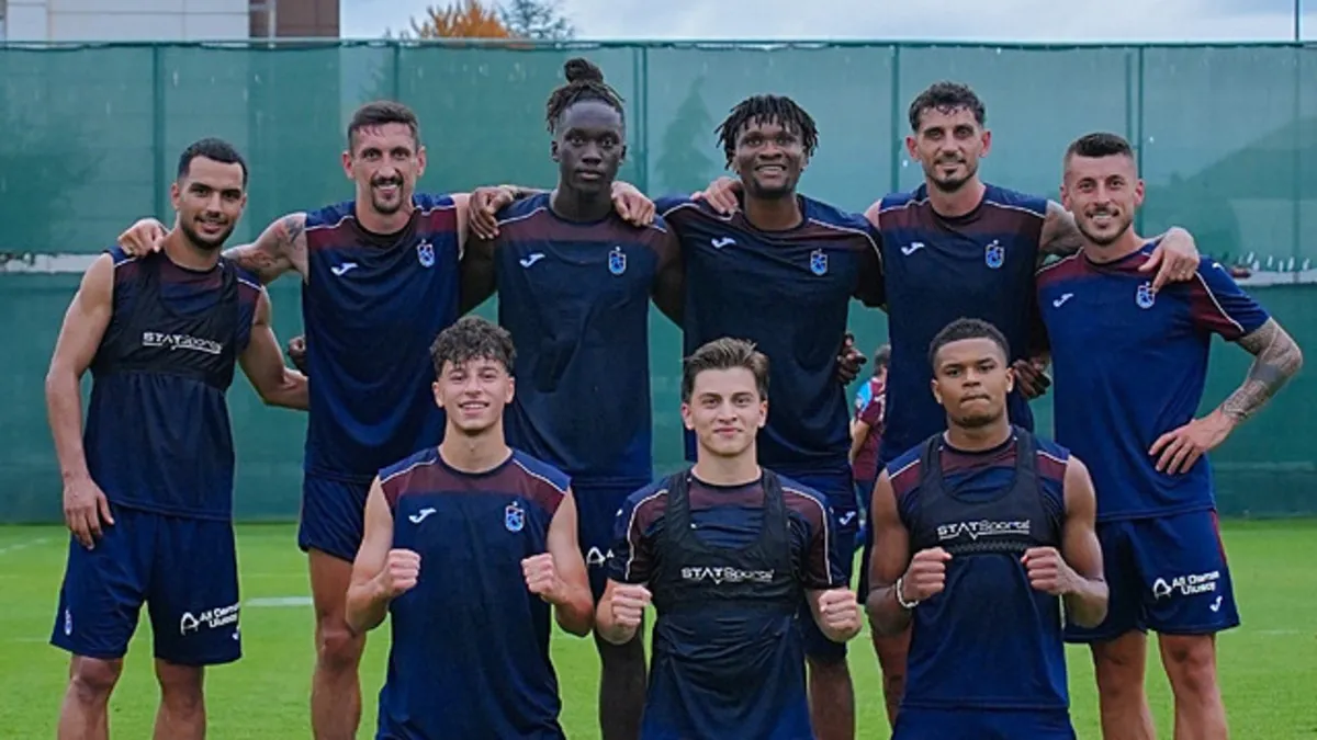 Trabzonspor'da neşeli antrenman: Yeni sezona hazırlık sürüyor