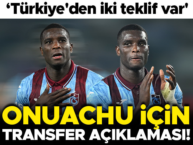 Trabzonspor Asbaşkanı Kafkas: Onuachu'ya Türkiye'den iki teklif var