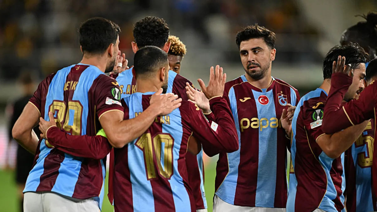 Trabzonspor, UEFA Konferans Ligi'ne 4-2'lik Galibiyetle Başladı