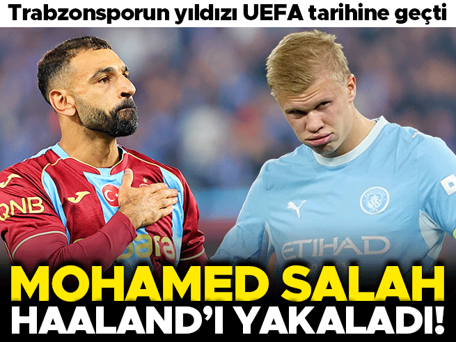 Trabzonspor'un Yıldızı Salah, Haaland'ı Yakaladı