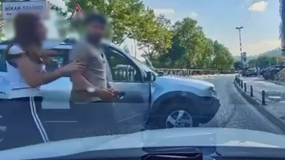 Trafikte Korna Tartışması Şiddete Dönüştü: Kafanı Keserim Tehdidi