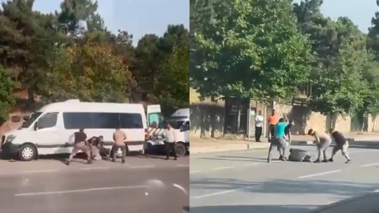 Trafikte tartıştığı kişiyi sopayla dövdüler: 4 gözaltı