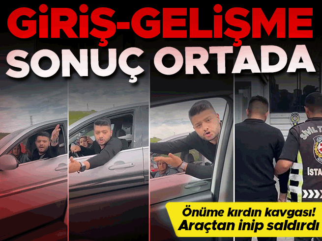 Trafikte 'önüme kırdın' kavgası: Kadın sürücüye saldıran şahsa 180 bin TL ceza