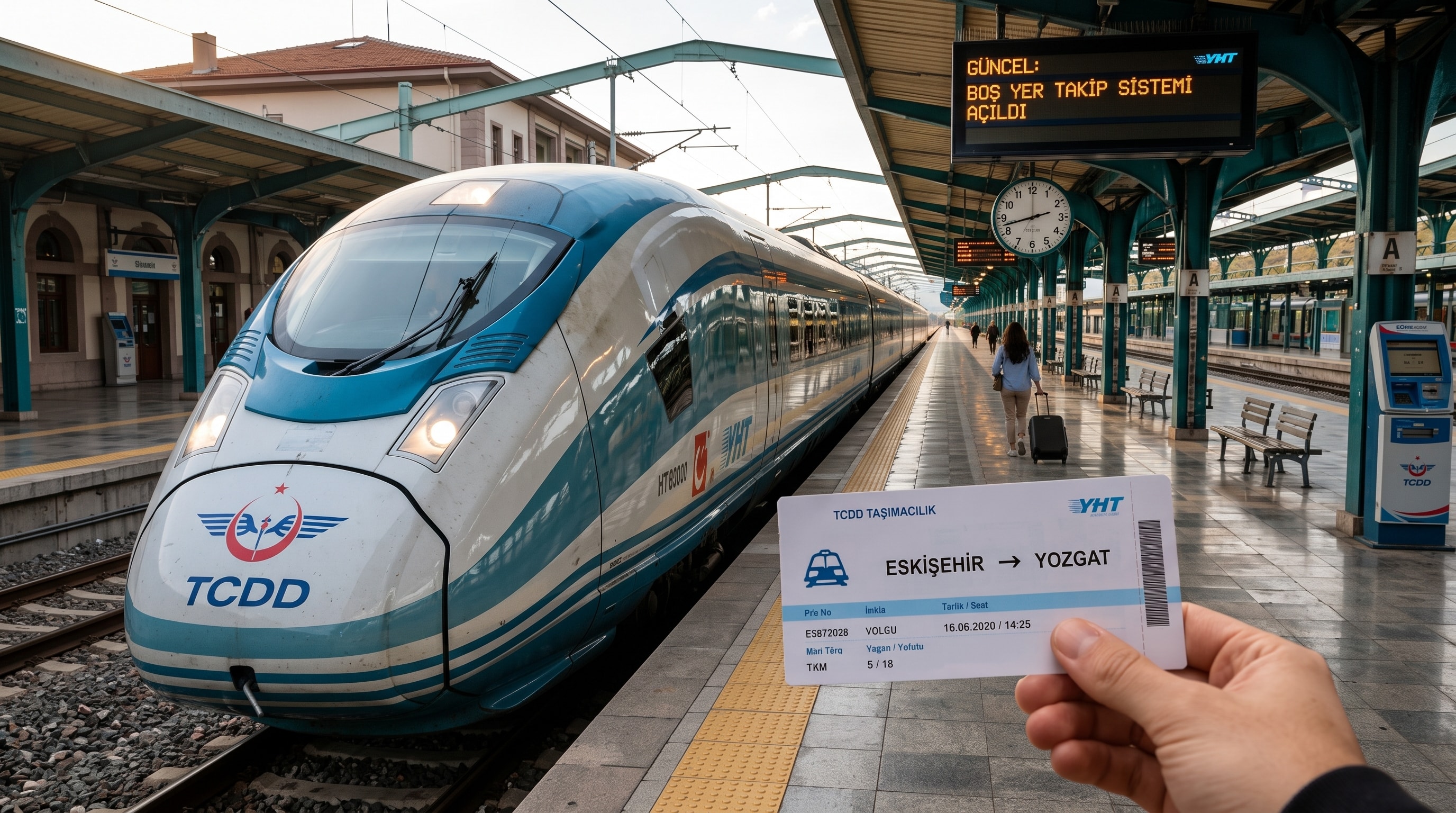 Tren Biletlerinde Yeni Dönem: İade ve İptaller Anında Satışa Sunulacak