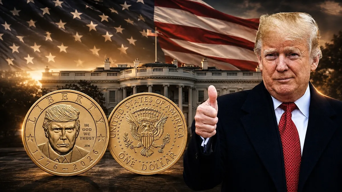 Trump'ın portresi altın dolarlarda: 250. yıla özel tasarım
