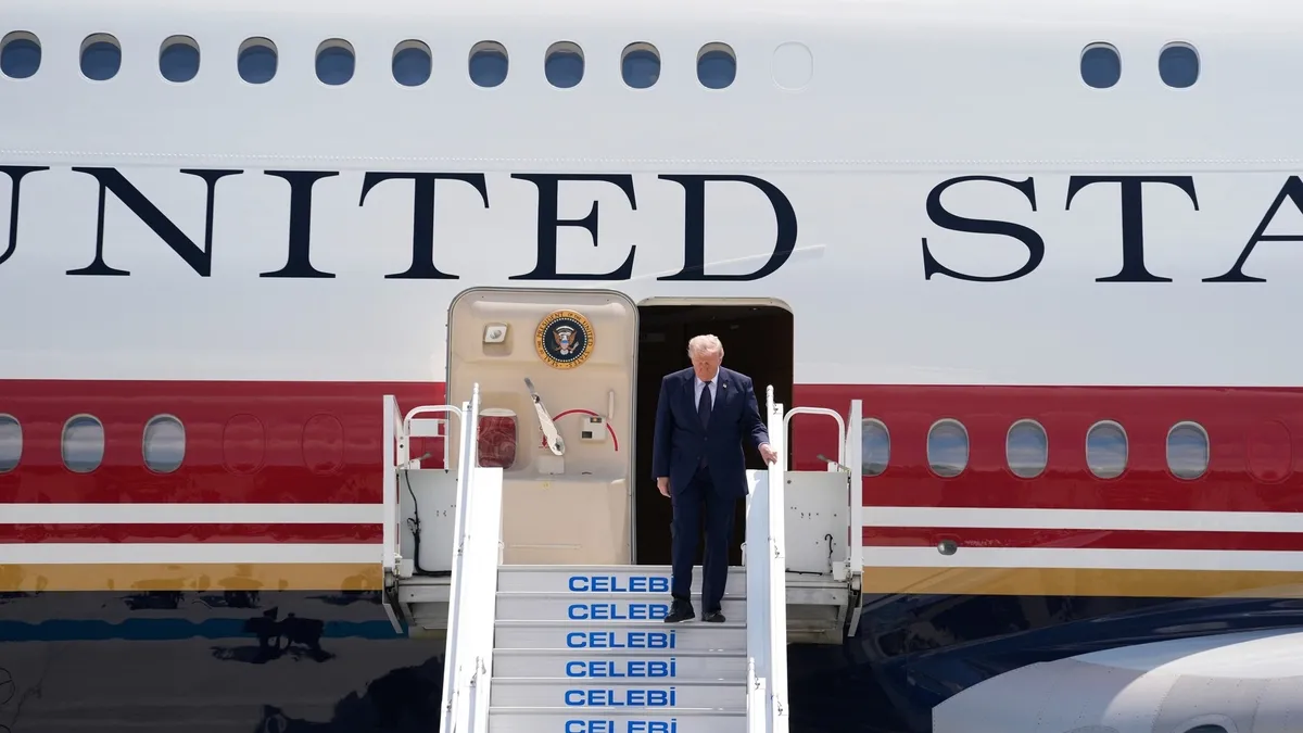 Trump'ın Ankara'da uçak değiştirmesi güvenlik endişesi yarattı