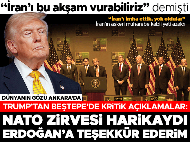 Trump Beştepe'de: İran'a Operasyon Sinyali