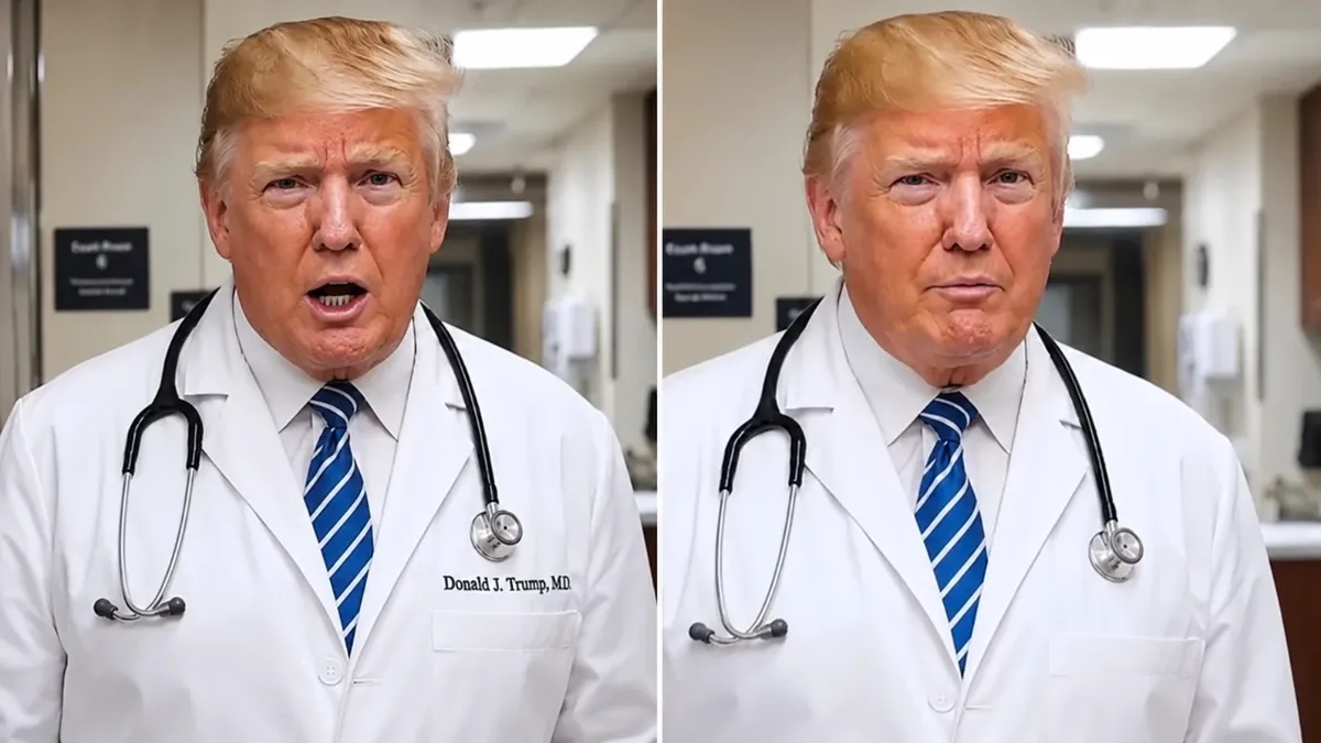 Trump'tan 'Doktor' Videosu: Muhaliflere Diyet Kolay Önerdi