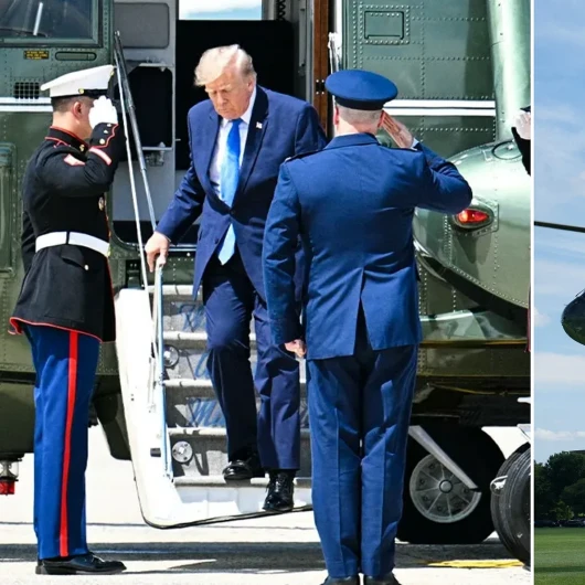 Trump Helikopteri ABD Hava Sahasında Uçakla Çarpışmaktan Son Anda Kurtuldu