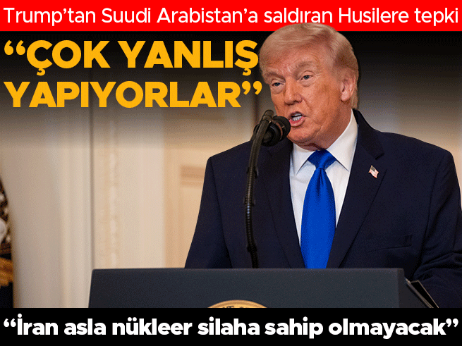 Trump'tan Husilere Sert Tepki: 'Çok Yanlış İşler Yapıyorlar