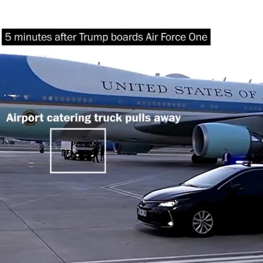 Trump'ı Türkiye'den İkram Kamyonuyla Kaçırmışlar: Görüntüler Yayınlandı