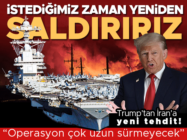 Trump'tan İran'a Sert Rest: 'İstediğimiz An Yeniden Vururuz