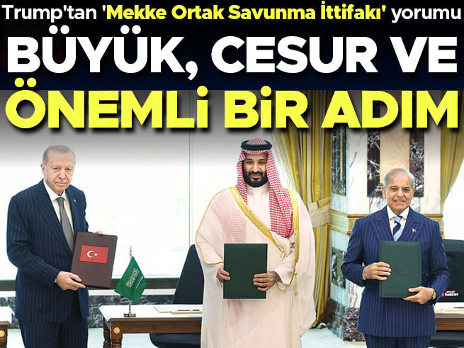 Trump'tan Mekke Anlaşması Değerlendirmesi: Büyük, Cesur ve Önemli Bir Adım