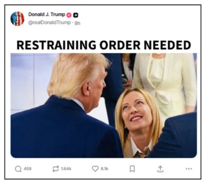 Trump'tan İtalya Başbakanı Meloni'ye kriz paylaşımı: 'Uzaklaştırma gerekli