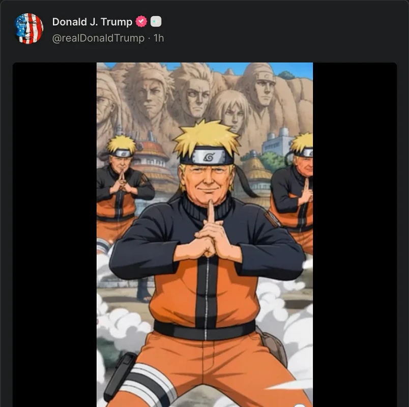 Trump'ın Naruto Paylaşımı Japonya'da Kriz Yarattı: 50 Bin İmza