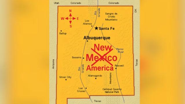 Trump'tan New Mexico'ya 'New America' Haritası
