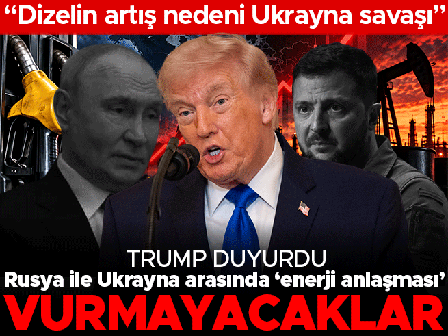 Trump: Rusya ve Ukrayna Enerji Hedeflerine Saldırmayacak