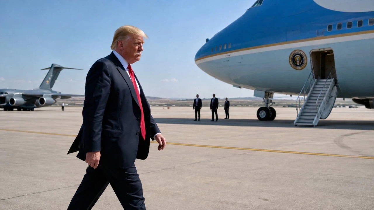 Trump, suikast tehdidi nedeniyle Ankara'dan gizlice askeri uçakla ayrıldı