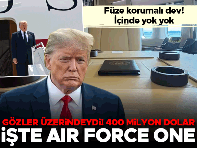 Trump Türkiye'ye 400 Milyon Dolarlık Geçici Air Force One ile Geldi