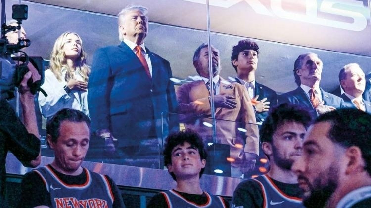 Trump'a NBA Finalinde Protesto: Madison Square Garden'da Gergin Anlar