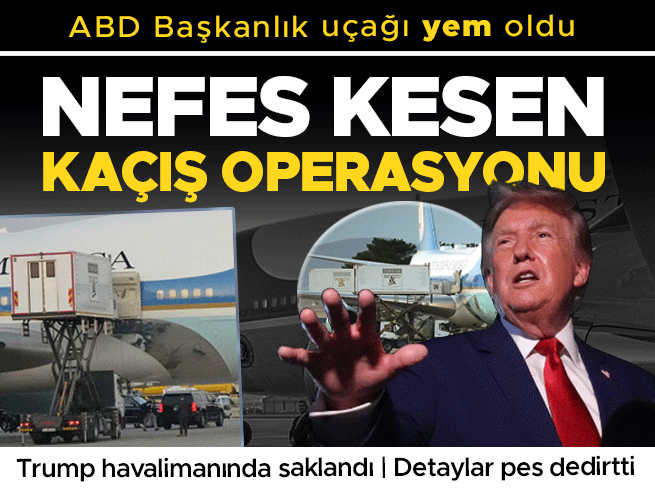 Trump'ın Dramatik Kaçışı: Yemek Kamyonuyla Uçak Değiştirdi