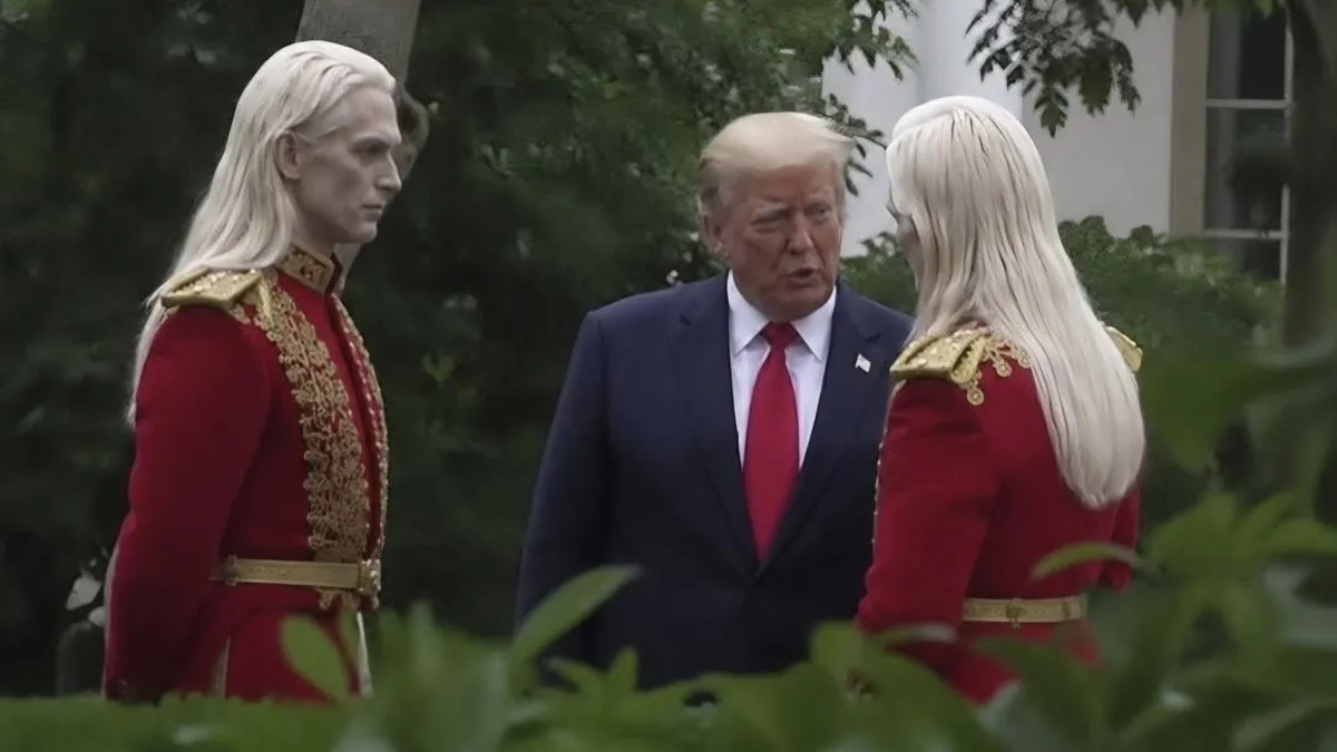 Trump'ın 'uzaylı' fotoğrafı dünyayı karıştırdı