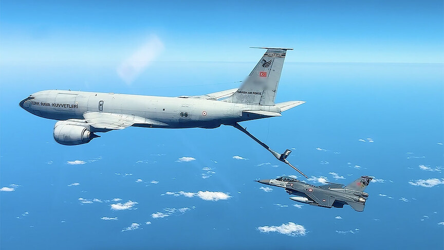 TSK F-16'ları NATO Görevi İçin Amari Üssü'nde
