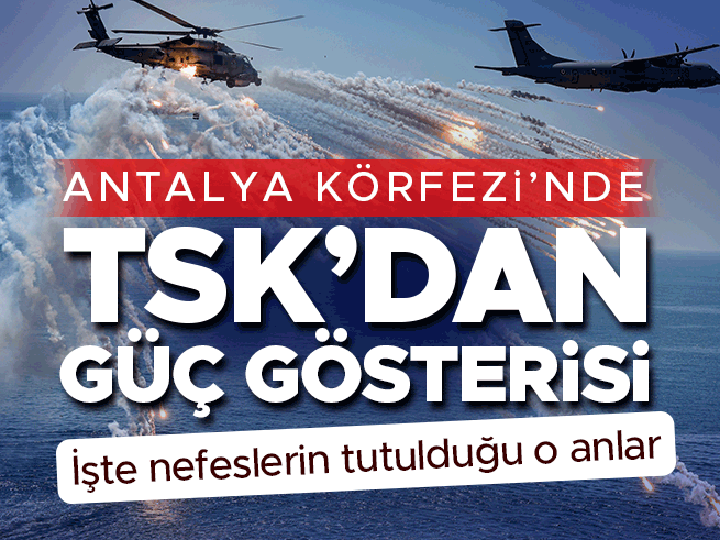 TSK'dan güç gösterisi: Her biri tek tek imha edildi