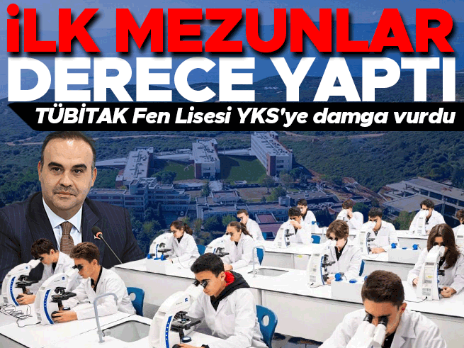 TÜBİTAK Fen Lisesi İlk Mezunlarıyla YKS’de Büyük Başarı Elde Etti