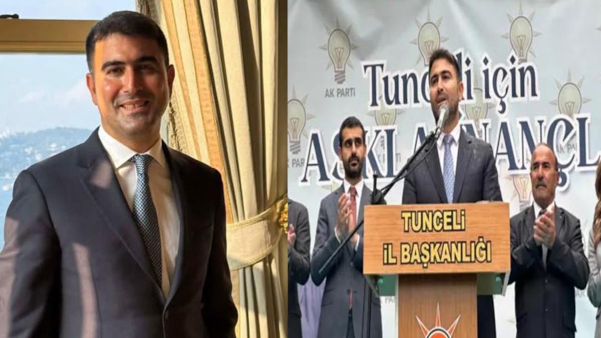 Tunceli'de Maden Projelerine Karşı Çıkan AKP İl Başkanı İstifa Etti