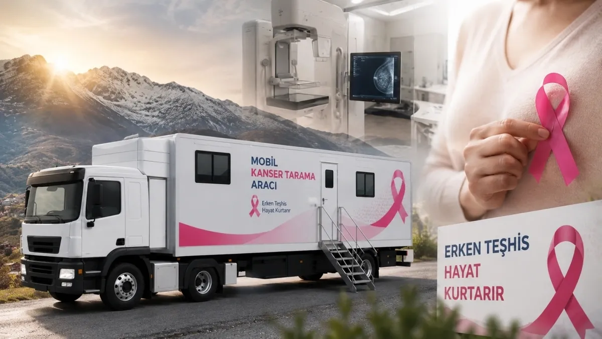 Tunceli’de Mobil Kanser Tarama Aracı Kırsala İniyor