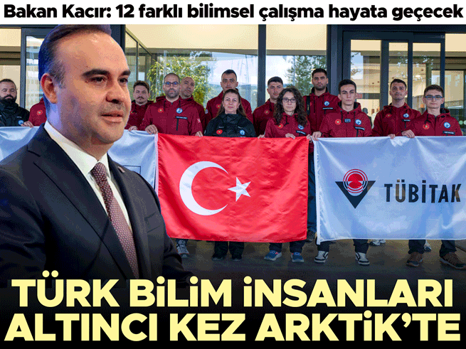Türk bilim insanları altıncı kez Arktik'te araştırma yapacak