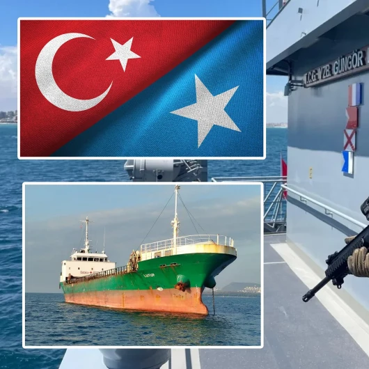 Türk Deniz Kuvvetleri Somali'de kaçırılan gemiyi kurtardı