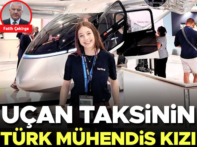 Türk mühendis kızı uçan taksi projesine imza attı