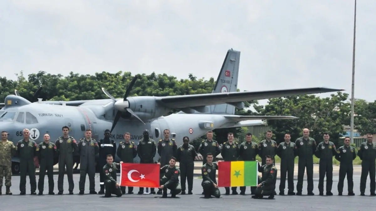 Türk ordusu Senegal semalarında: Ortak tatbikat başladı