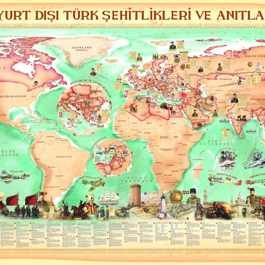 Türk şehitlikleri dünya haritasında: 48 ülkede 172 anıt