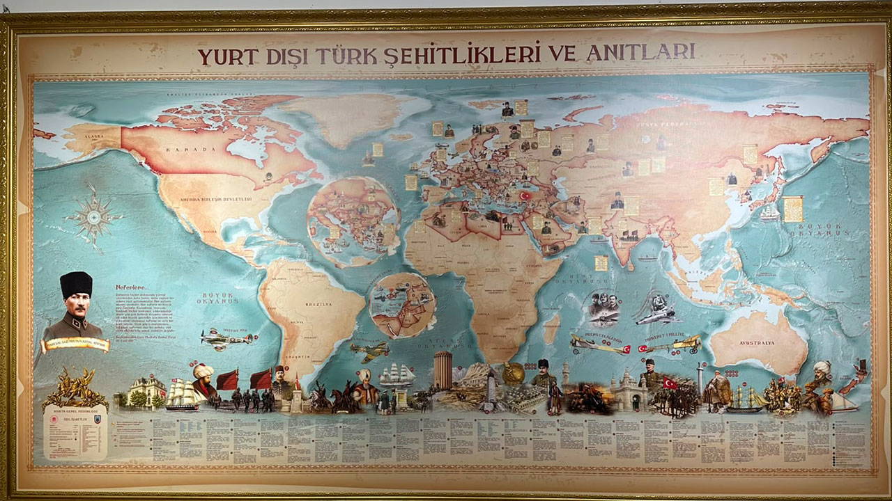 Türk Şehitlikleri Dünya Haritasında: 48 Ülkede 172 Anıt Kayıt Altında