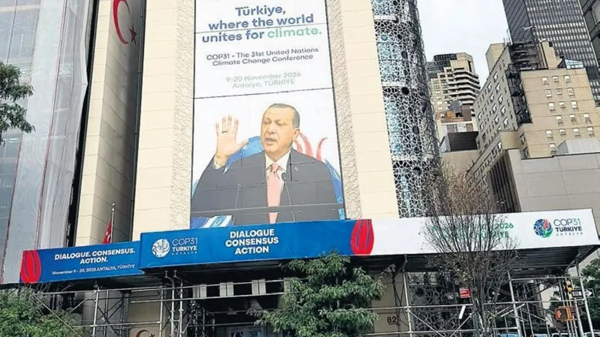 Türkevi'ne COP31 Afişi: İklim Liderliği Mesajı