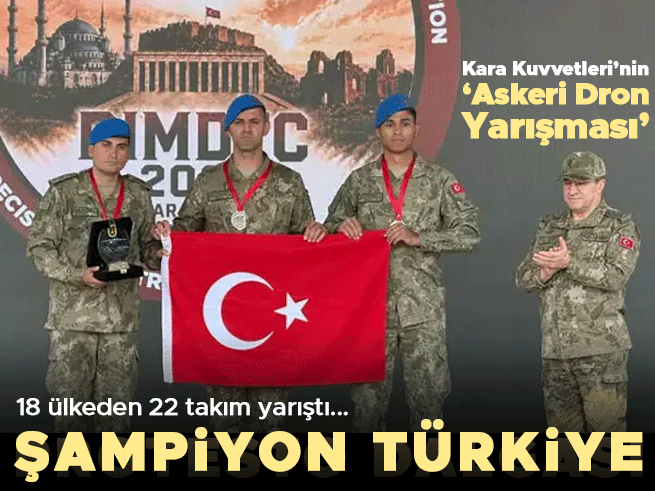 Türkiye, Askeri Dron Yarışması'nda Dünya Şampiyonu Oldu