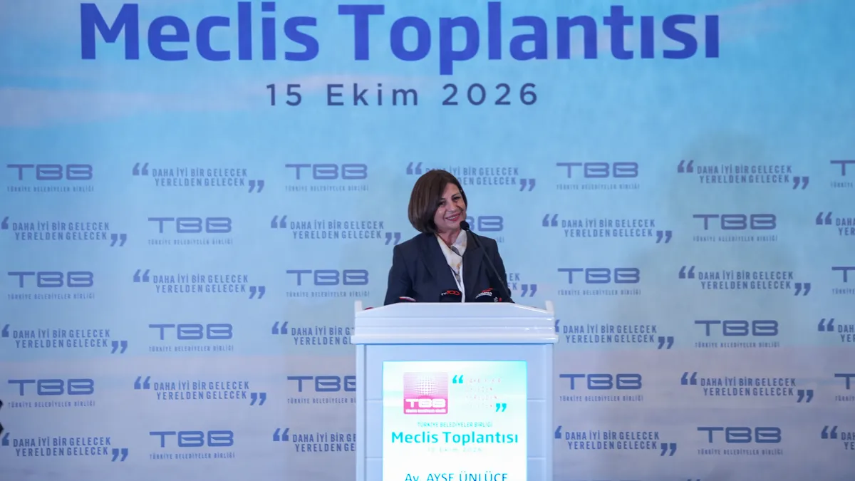 Türkiye Belediyeler Birliği'nde Ayşe Ünlüce dönemi