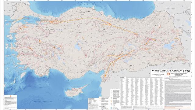 Türkiye’de diri fay sayısı 700’e yükseldi: Yeni harita yayında