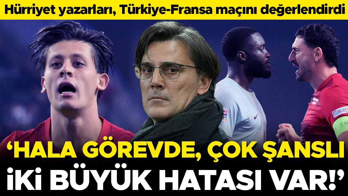 Türkiye-Fransa maçı sonrası Montella'nın iki büyük problemi