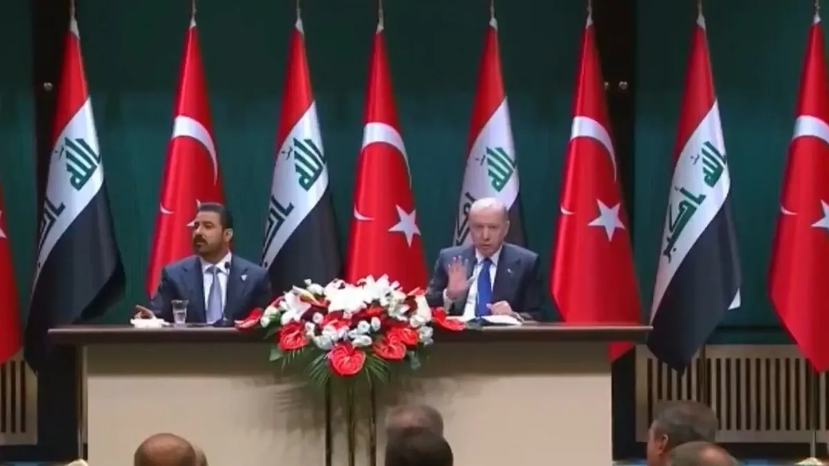 Türkiye-Irak zirvesinde imza töreninde kriz: Erdoğan'ın sözleri gündem oldu