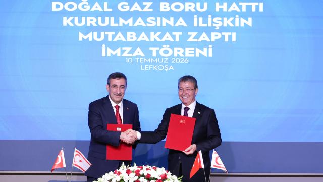 Türkiye ve KKTC arasında doğal gaz mutabakat zaptı imzalandı