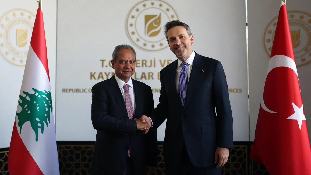 Türkiye ve Lübnan Enerji Alanında İşbirliğini Güçlendiriyor