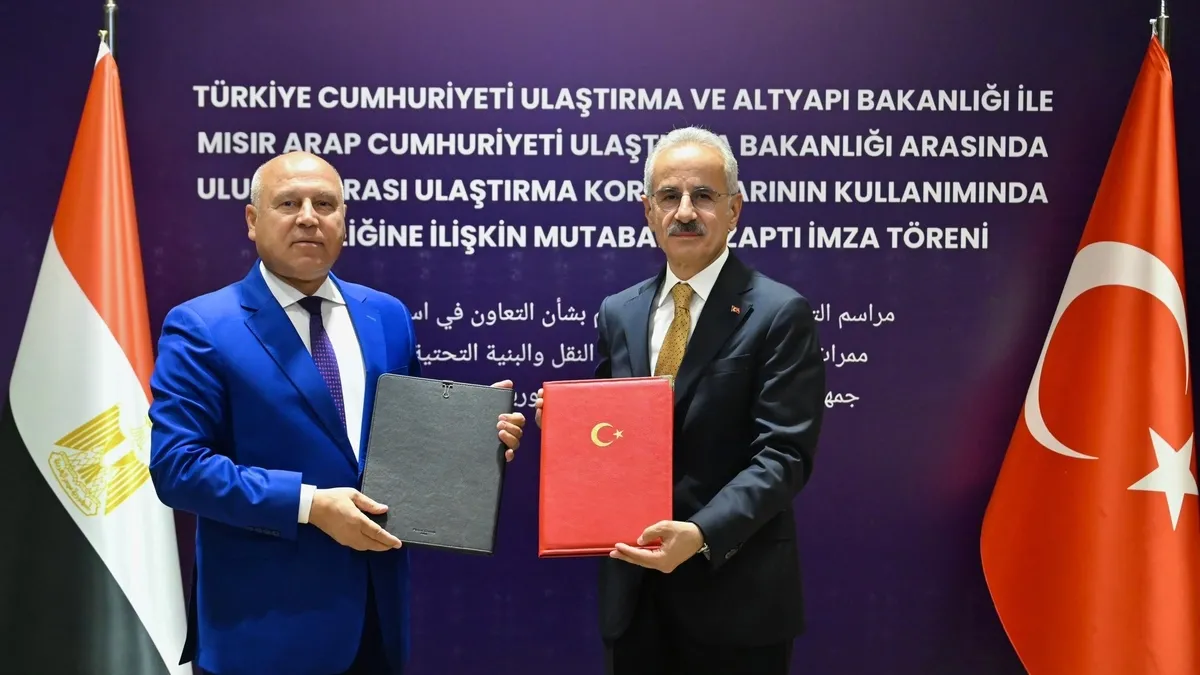 Türkiye ve Mısır'dan denizcilikte yeni işbirliği adımı