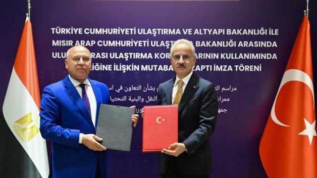 Türkiye ve Mısır'dan ulaştırma koridorlarında iş birliği